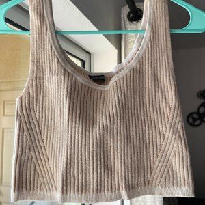 Ribbed Cropped Tank Top